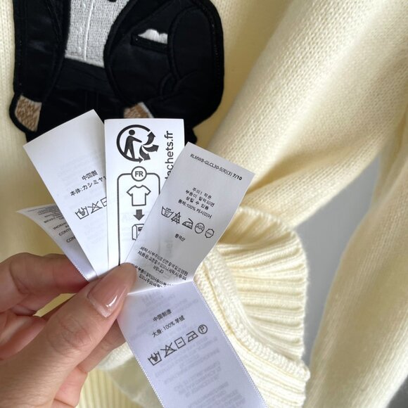 Polo by Ralph Lauren Cashmere bear knitted turtleneck sweater - Picture 8 of 8